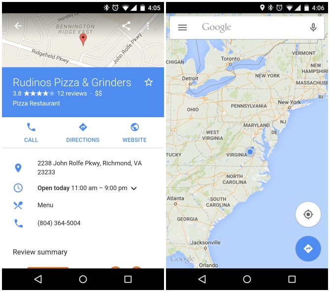 Un bug di Google Maps impedisce di ottenere le indicazioni