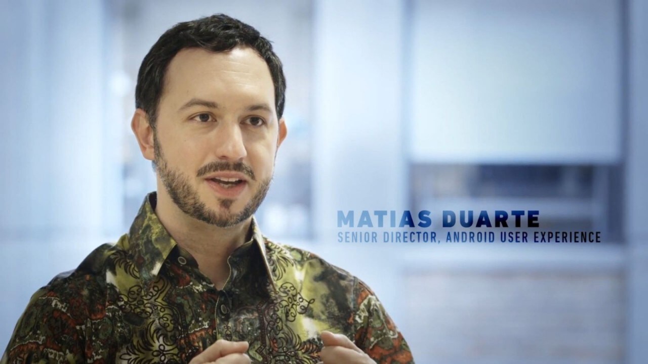 Matias Duarte ci invita ad assistere alla sua sessione del Google I/O