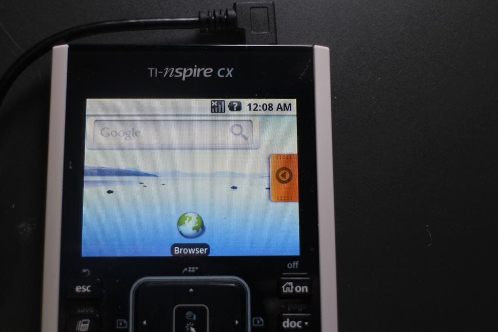 Android installato su una calcolatrice Texas Instruments (foto)