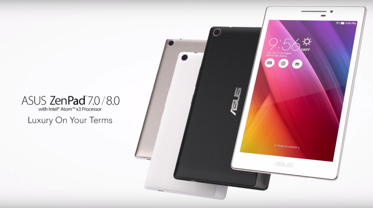 ASUS vi mostra quanto sono belli i nuovi ZenPad 7 e 8 (video)