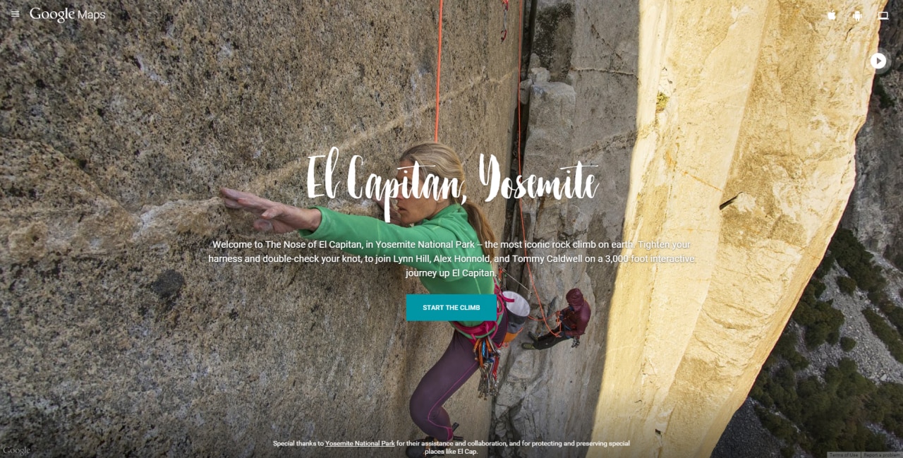 Google &quot;sfida&quot; Apple scalando El Capitan (video)
