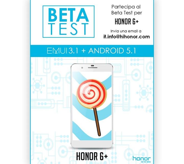 Honor 6+: cercasi beta tester per Android 5.1