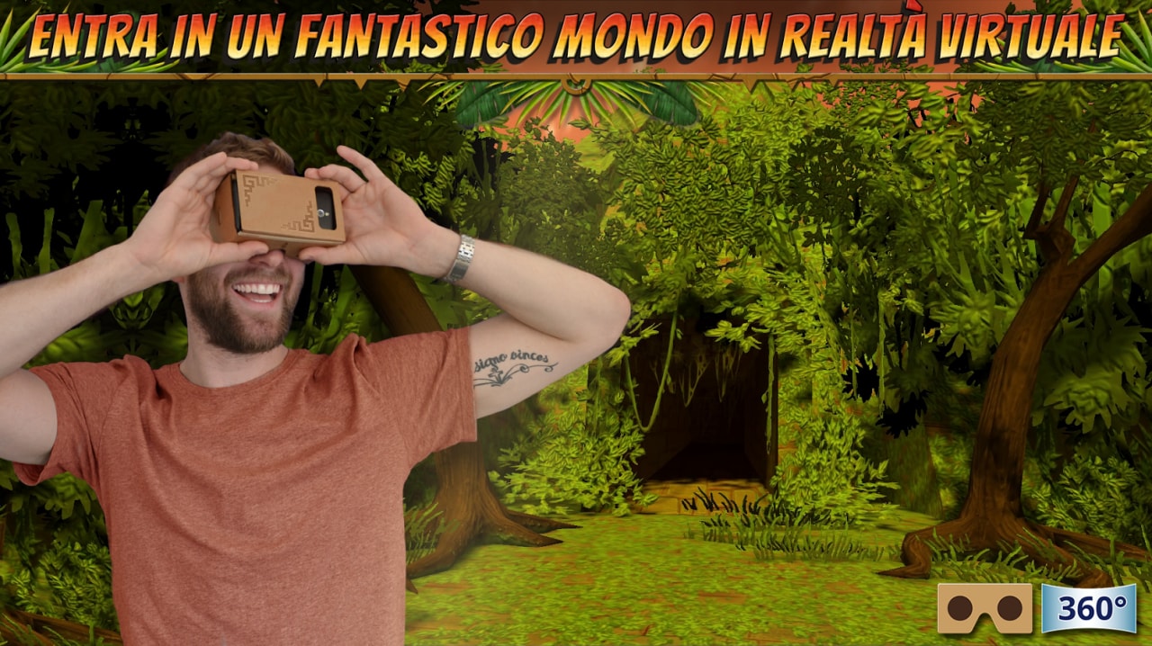 Indossate Cardboard e lanciatevi all&#039;avventura con Hidden Temple - VR Adventure
