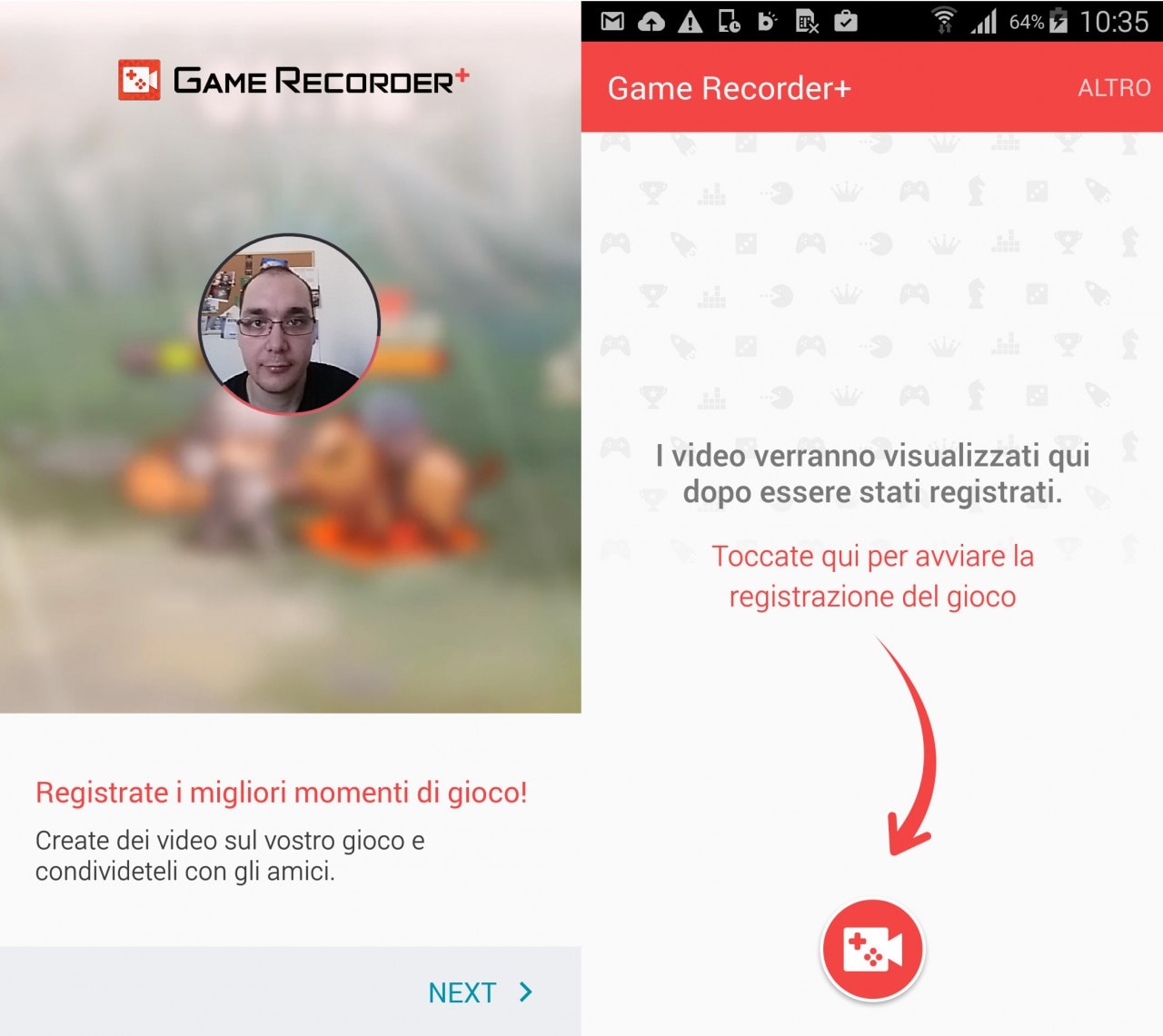 Game Recorder+, l&#039;app di Samsung per registrare il gameplay dei giochi (download apk)