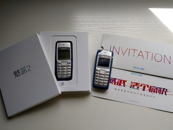 ZTE trolla Meizu con un Nokia 1110 rotto (foto)