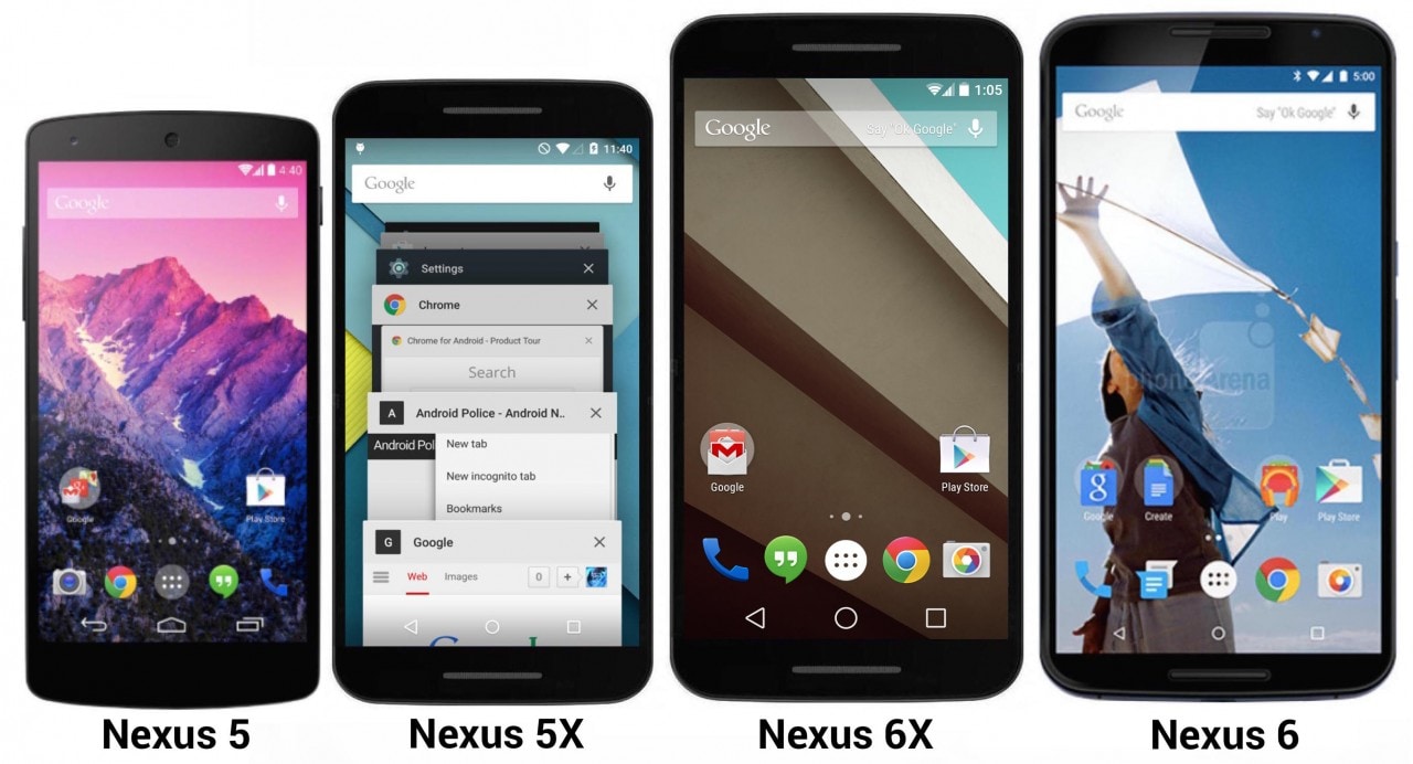 LG Nexus 5X (2015): dubbie foto color &quot;menta&quot; e un interessante confronto dimensionale