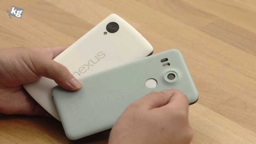 Un prototipo di Nexus 5X è a fianco di Nexus 5 in questo video!