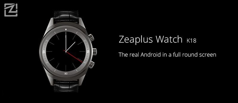 Zeaplus Watch K18 sarà tondo e avrà Android come su uno smartphone