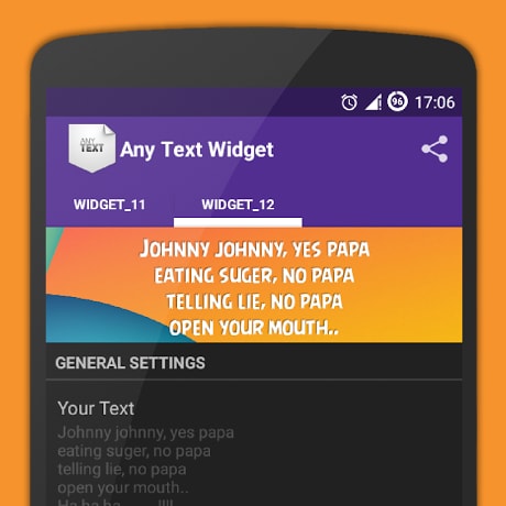 Create il vostro widget testuale personalizzato, con Any Text Widget (foto)