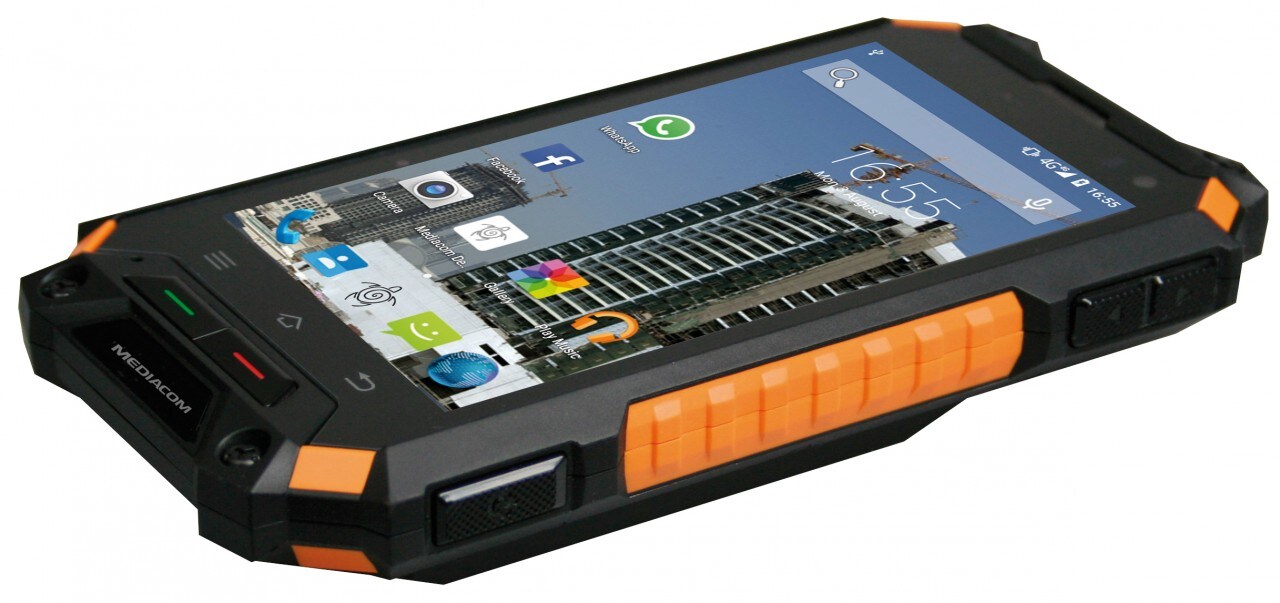 Mediacom PhonePad R450 Heavy Duty LTE ufficiale con batteria da 5.000 mAh e IP68 (foto)
