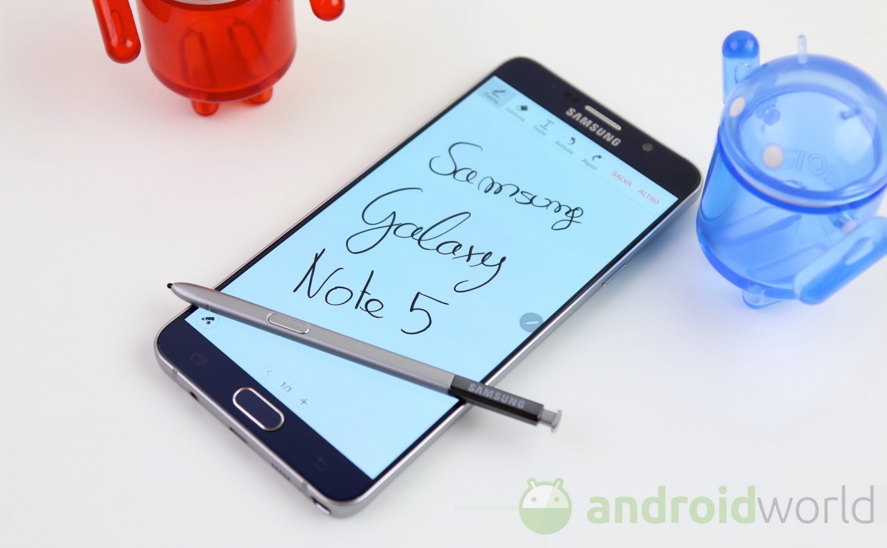 I Galaxy Note 5 coreani e cinesi si stanno aggiornando con l&#039;interfaccia di Galaxy Note 7 (foto)