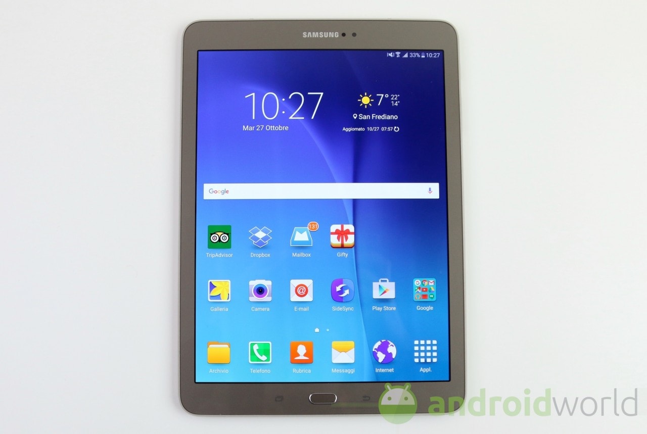 Samsung dimostra quanto ci tiene al supporto software: Galaxy Tab S2 si aggiorna a 5 anni dal lancio