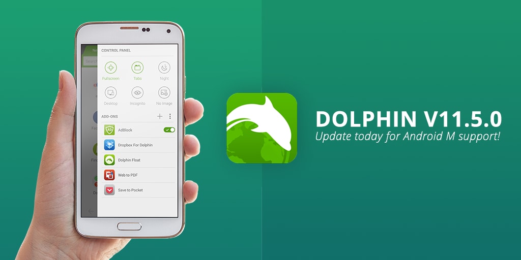 Dolphin Browser ha risolto tutti i suoi problemi con Marshmallow