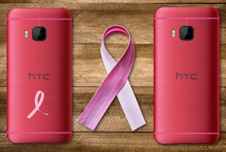HTC presenta un One M9 rosa per combattere il cancro al seno