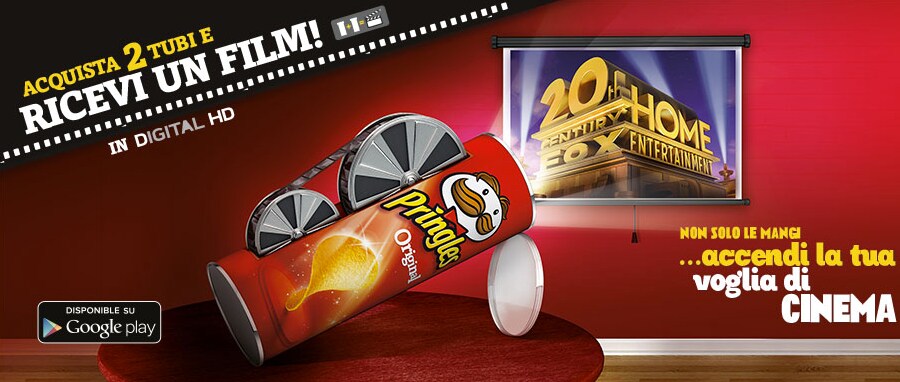 Le Pringles vi regalano un film su Google Play Movies