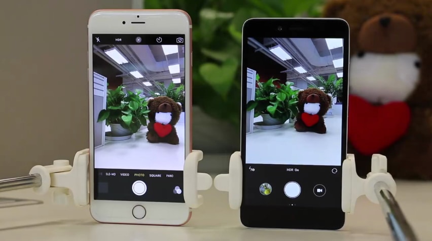 Redmi Note 2 contro iPhone 6s Plus in una sfida all&#039;ultimo (auto)focus (video)