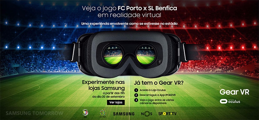 Samsung scende in campo portando il calcio nella realtà virtuale (video)
