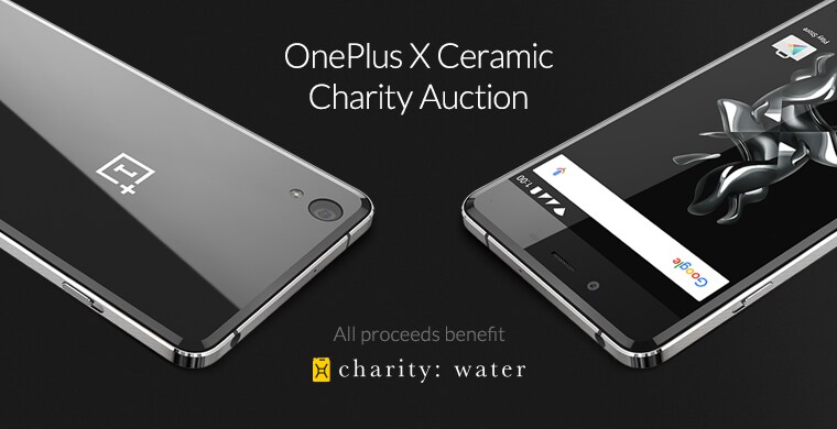 Comprate questi costosi OnePlus X Ceramic per una buona causa