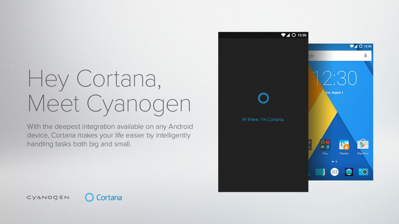 Cyanogen OS è sempre più &quot;powered by Microsoft&quot;: Cortana sarà l&#039;assistente predefinito