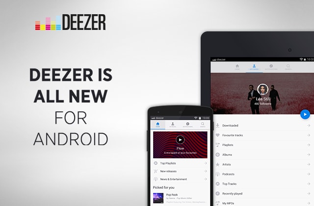 Deezer si rinnova su Android, così la scambierete per iOS (foto)