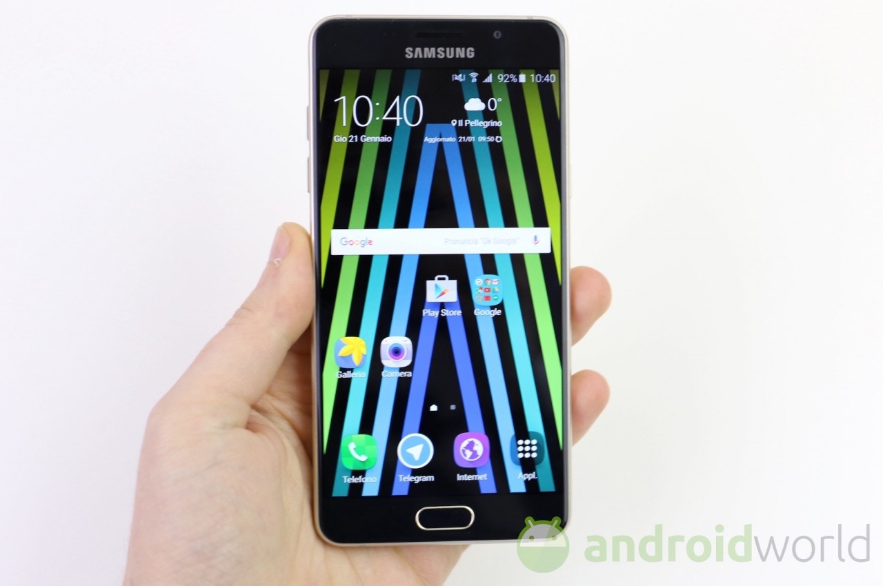 Piccolo aggiornamento software per Samsung Galaxy A5 (2016)