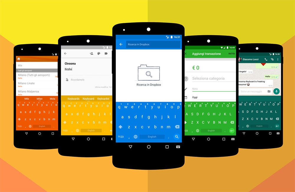 La colorata tastiera Chrooma diventa gratuita, ma con acquisti in-app (foto)