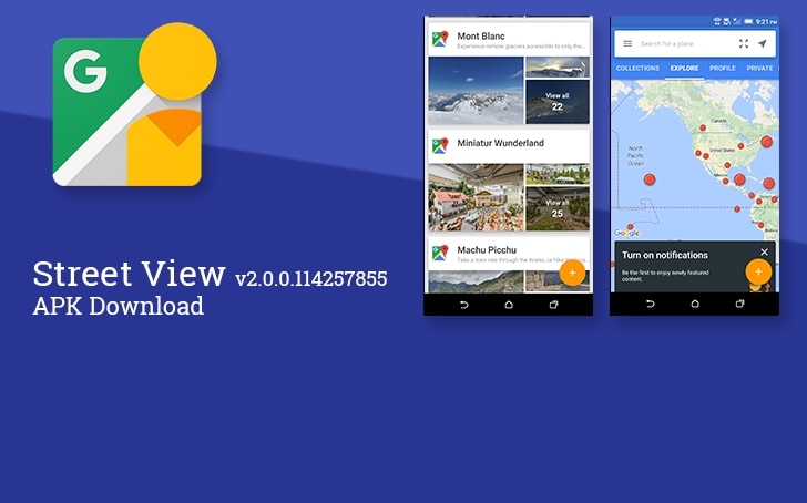 Street View si aggiorna con miglioramenti all&#039;interfaccia e notifiche per le Collezioni (foto e download apk)