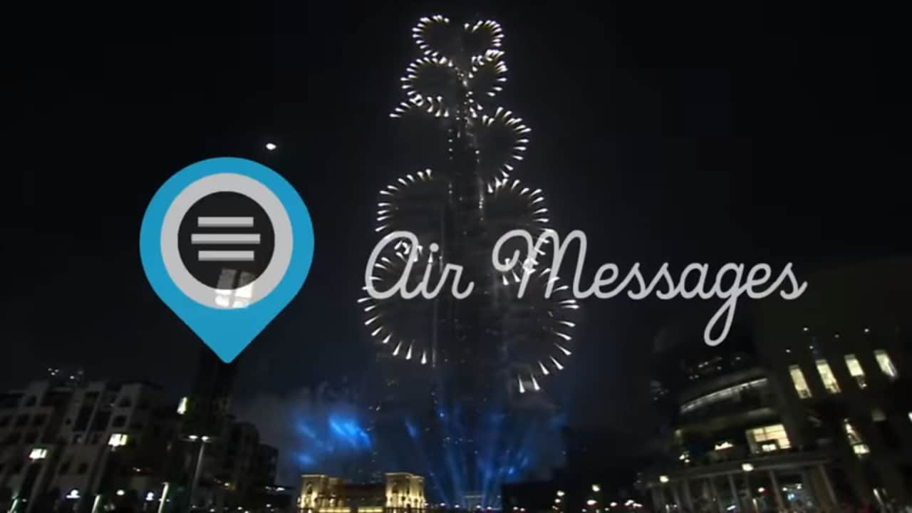 Date ai messaggi un luogo, prima che un destinatario: Air Messages (foto)