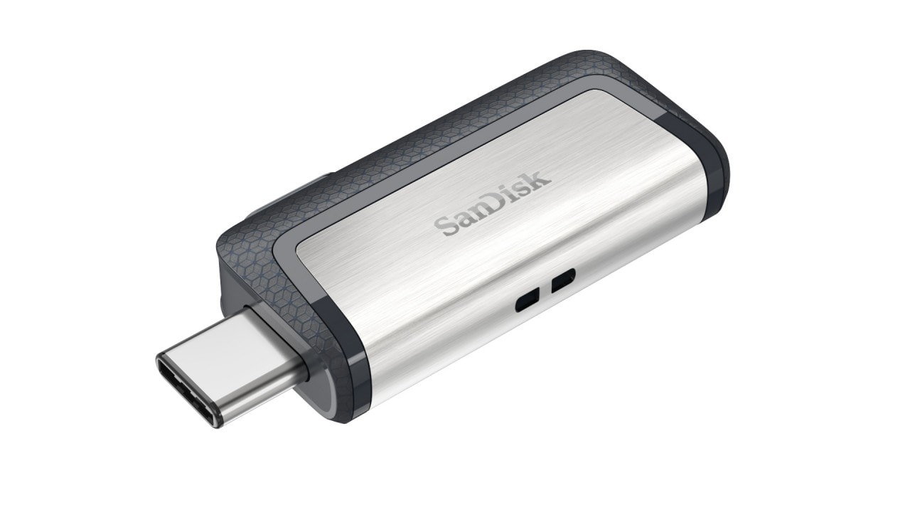 SanDisk FlashUltra: chiavetta Type-C convertibile ad USB 3.0 da 150 MB/s, anche per Android