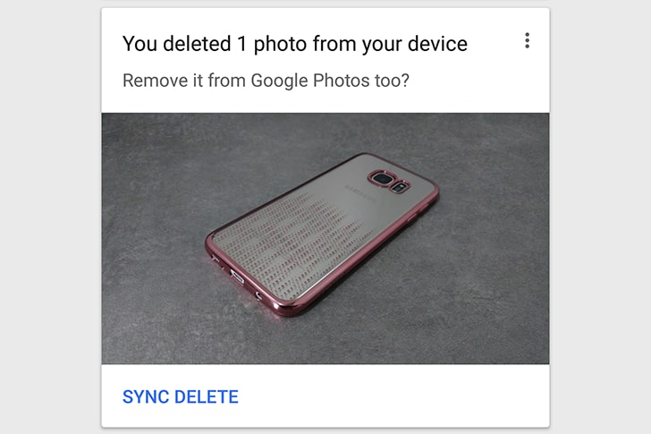 Google Foto propone di cancellare anche dal cloud gli scatti eliminati dal dispositivo