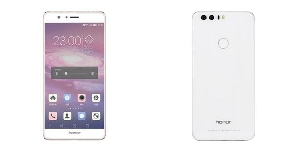 Huawei Honor 8 si mostra in un nuovo render (foto)