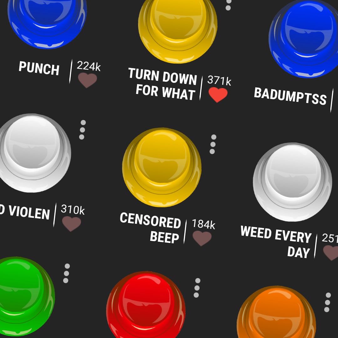 Instant Buttons, la libreria di suoni divertenti, è tornata sul Play Store più in forma di prima (foto)