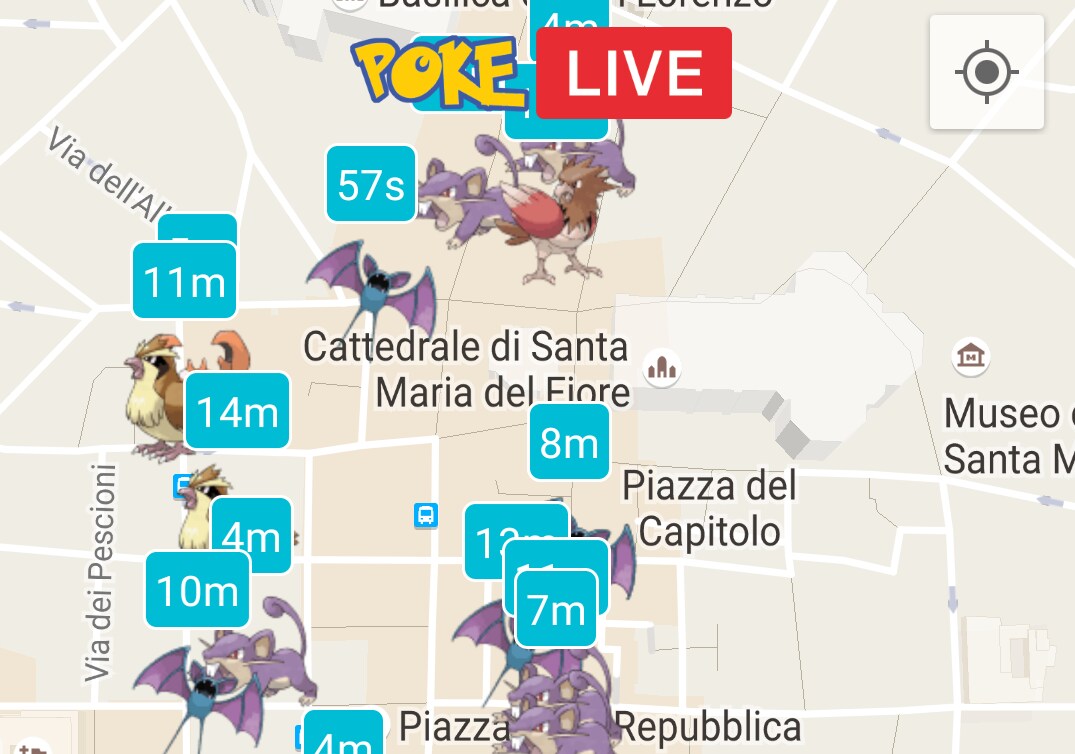 Una nuova mappa per Pokémon semplice, curata e gratuita: Poke LIVE (foto)