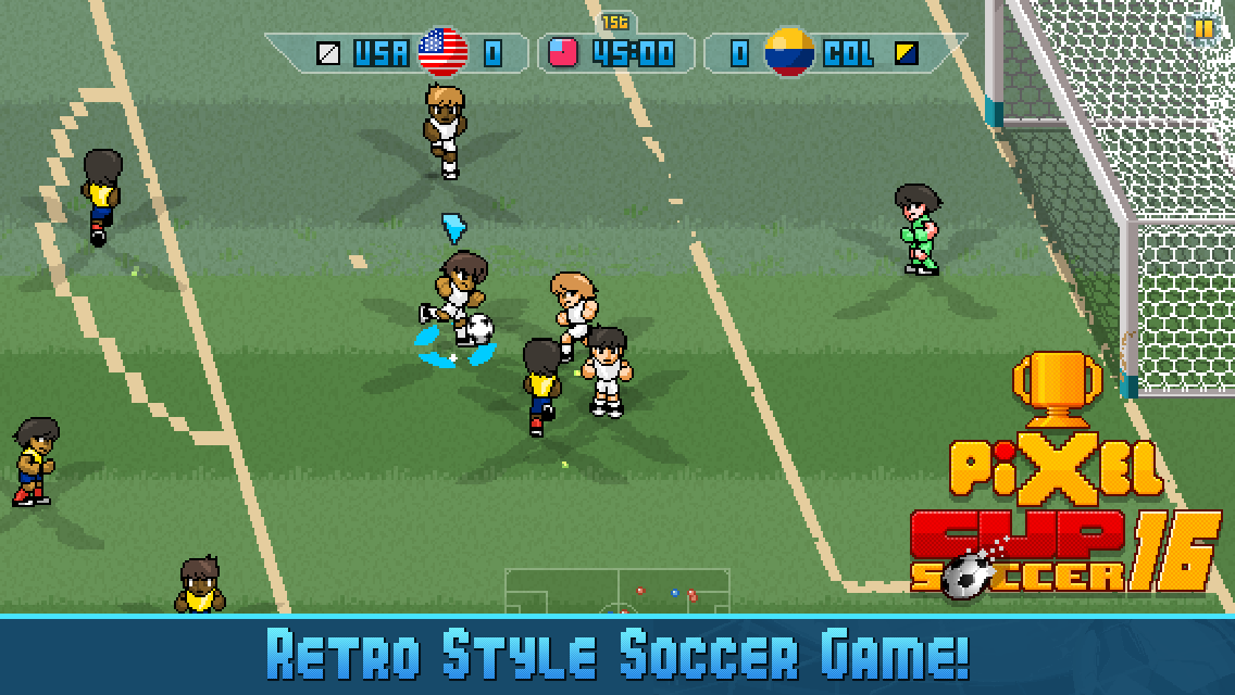 Pixel Cup Soccer 16, il gioco di calcio retro arcade sbarca anche su Android e PC (foto e video)