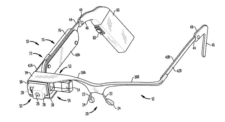 I prossimi Google Glass potrebbero essere alimentati da comuni batterie