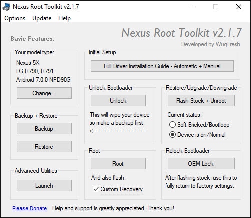 Nexus Root Toolkit 2.1.7 pronto al download, ma ancora niente Nougat