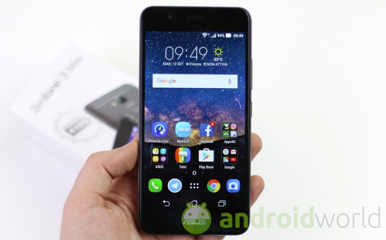 Anche ASUS Zenfone 3 Max (ZC520TL) da 5,2&quot; inizia ad aggiornarsi ad Android Nougat