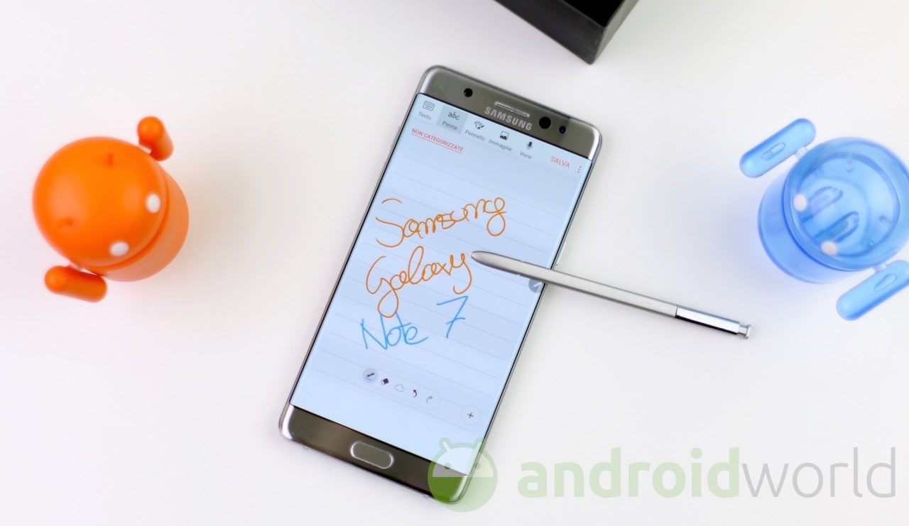 Samsung Galaxy Note 7 FE si aggiorna ad Oreo