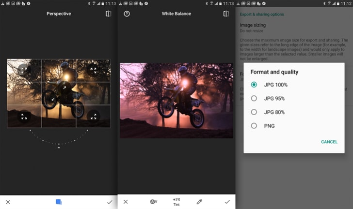 Aggiornate Snapseed ed otterrete 3 nuovi utili strumenti (download apk)