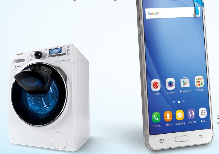 Samsung regala smartphone, tablet, TV o elettrodomestici con le sue lavatrici