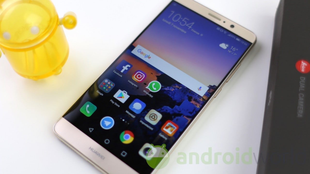 Huawei Mate 9 si aggiorna ad Android 9.0 Pie anche in Italia (aggiornato)