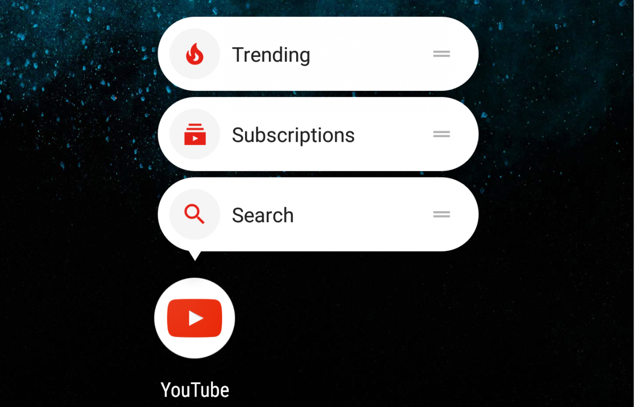 YouTube 11.45 supporta launcher shortcut ed icona circolare, ma nasconde altro sotto al cofano