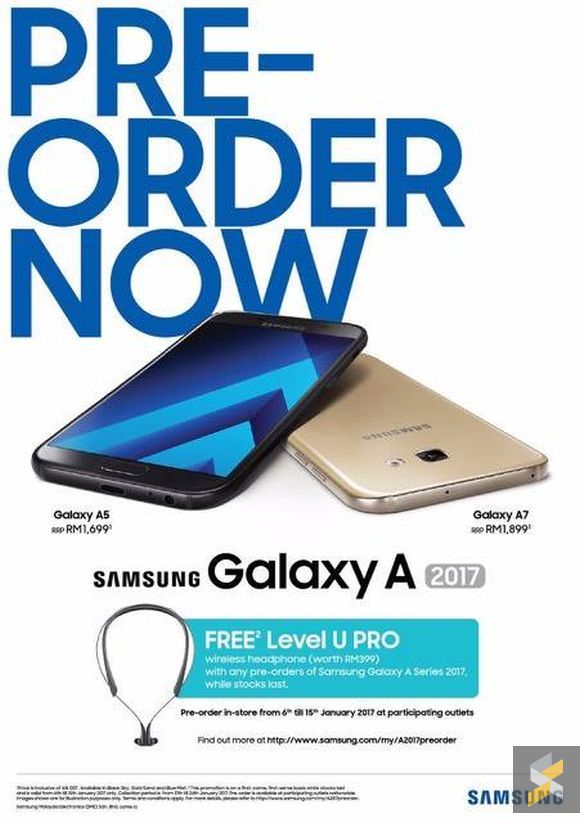 Galaxy A5 e A7 2017: prezzi ufficiali per la Malesia, firmware e manuale utente