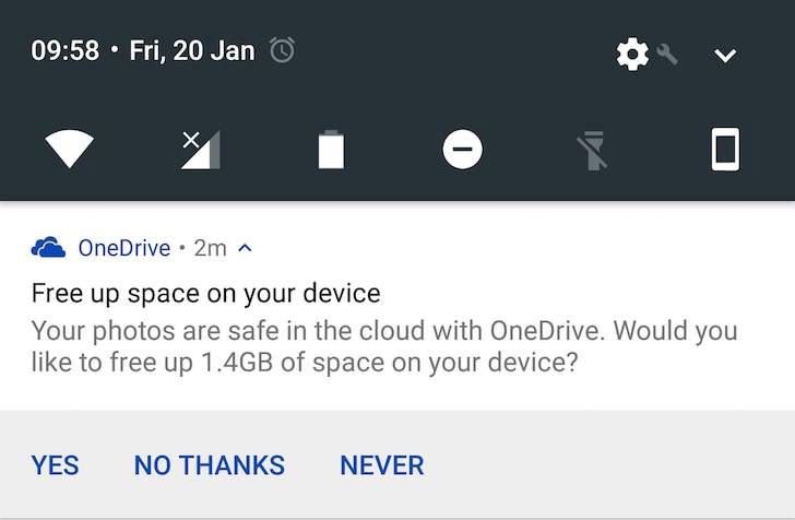 OneDrive beta come Google Foto: arriva la liberazione automatica di spazio di memoria
