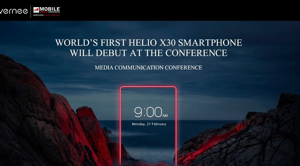 Vernee presenterà il primo smartphone al mondo con Helio X30 al MWC 2017. O almeno ci proverà