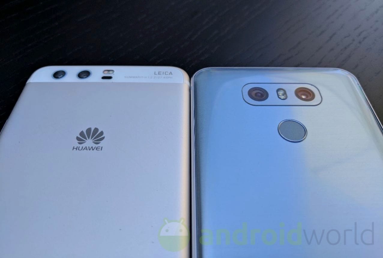 LG G6 vs. Huawei P10, il nostro primo confronto dal MWC 2017 (foto e video)