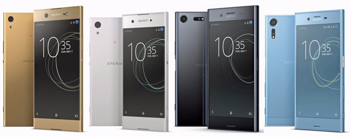 Sony Xperia 2017: ecco i render ufficiali dei 4 smartphone in arrivo al MWC