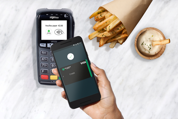 Android Pay disponibile in Belgio da oggi