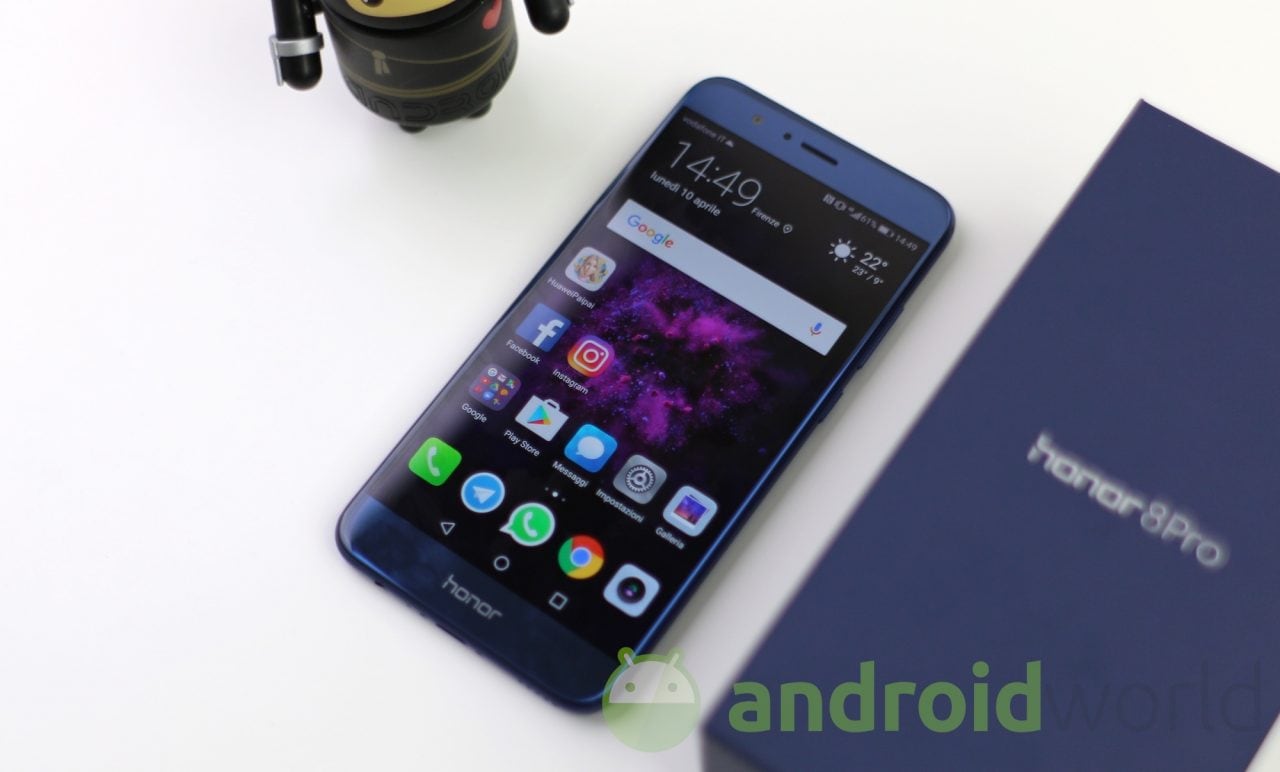 Honor 8 Pro in versione cinese riceve la prima Beta di Android Oreo