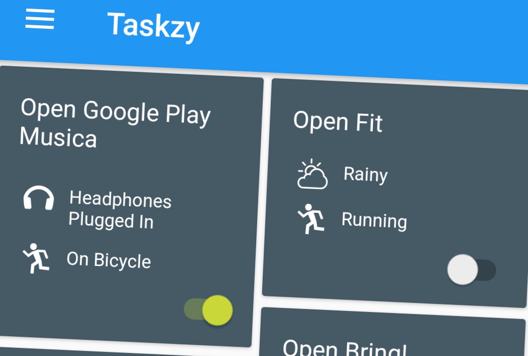 Lasciate che sia lo smartphone ad aprire l&#039;app che vi serve, con Taskzy (foto)